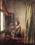 Jan Vermeer Girl Reading a Letter at an Open Window oil painting picture wholesale
